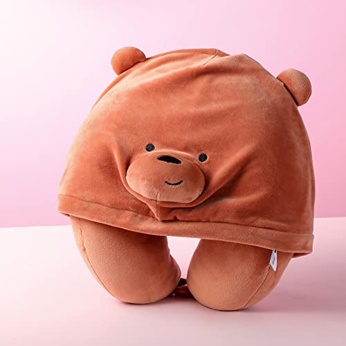 MINISO Travel Pillow 100 Inflatable Memory Foam Neck Pillow with