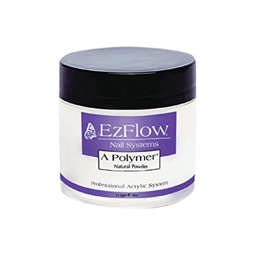 EZ Flow A Polymer False Nails, Natural, 4 Ounce