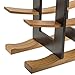 Anchor Home Collection Wine Rack with Espresso Finish, Natural Bamboo