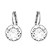 Swarovski Crystal Bella Mini Pierced Rhodium Plated Earrings
