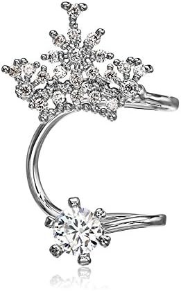 CIShop Crystal Queen Earcuff Earrings Punk Style Ear Wrap Cuff Non-pierced Ear