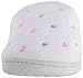 isotoner Women's Terry Slip On Clog Slipper with Memory Foam for Indoor/Outdoor Comfort, White Scalloped, 9.5-10