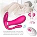 G-Spot Wearable Vibrator Butterfly Waterproof Vibrators Clitoris Masturbation Dildo Adult Sex Toys Invisible Wand USB Rechargeable Vagina Stimulator Massager with 9 Vibration Mode for Women Couples