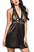 Avidlove Women Halter Lingerie Lace Cup Chemises Satin Sleepwear Mini Nightgowns