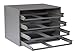 Durham 303-95 Gray Cold Rolled Steel Easy Glide Slide Rack for 4 Large Compartment Box, 20