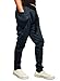 HEMOON Men's Jogging Pants Tracksuit Training Running Trousers Navy M