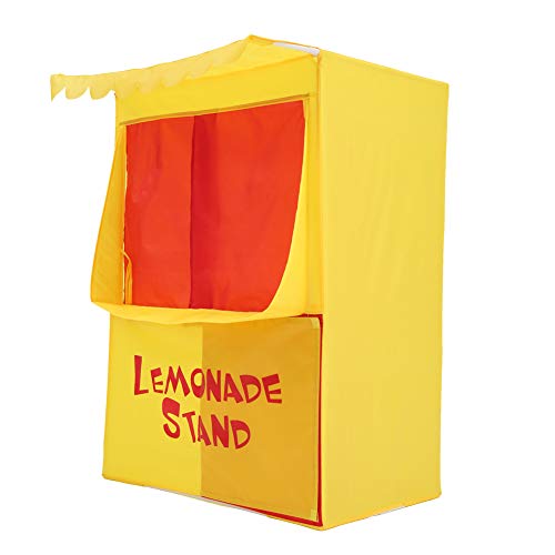Puppet Theater Teepee Tent for Kids, Changeable Play Tent Foldable Puppet Show Playhouse for