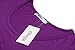Meaneor Women's Casual Loose Short Sleeve High-Low Hem T-shirt Tee Purple XL