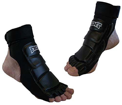 Sparring Set MMA Gloves Hand Foot Protector Taekwondo Sparring Gear for Martial Arts Punch Bag Kickboxing Foot Guards Karate Training Boxing Gloves Foot Gear for Men Women Kids XS-XL (Small, Black)