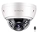 ONWOTE 【Audio 5MP HD IP POE Security Camera Outdoor Dome, 5 Megapixels 2592x 1944P Super HD Vandalproof Camera, 100ft IR, 90° Viewing Angle, IP66 Weatherproof, Remote Access, Motion Alert