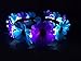 Festie Fever Light Up Blue and Purple Flower Crown with 3 Modes