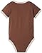 Babysoy Unisex Baby Kimono Bodysuit (Baby) - Chocolate - 3-6 Months