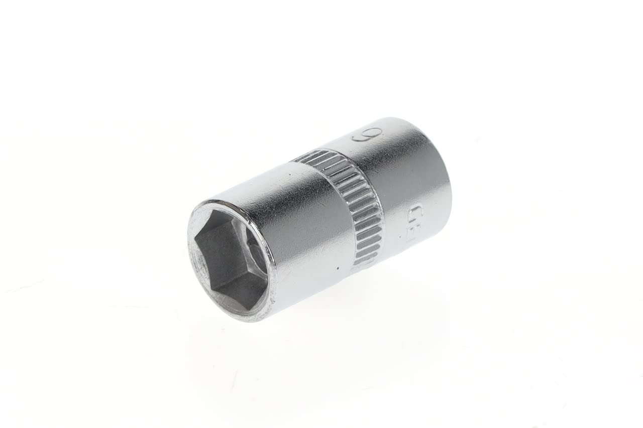 GEDORE Socket, 1/4" 6.3 mm drive, Hexagonal, 9 mm width, Tool, 20 9, Chrome-plated steel