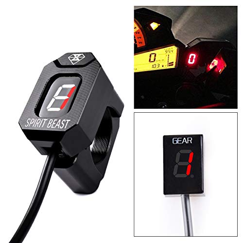 Motorcycle Gear Indicator LED 16 Level Display Shift Light Waterproof