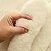 Australian Sheepskin Super Thick Premium Warm Shoe Insoles Durable & Extra Fluffy (Women US Size 7)thumb 2