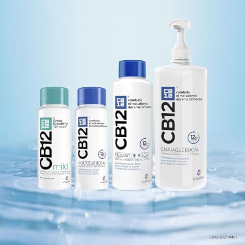 Colutório cb12 - combate a principal causa do mau hálito - efeito cientificamente comprovado durante 12 horas - 250ml