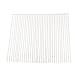 HAODE FASHION Heavy Duty 12 Inch Cable Ties White Clear Color, Industrial Zip Ties Strong 120 lbs Strength, Wire Ties Wraps Durable Plastic Ties Straps, Indoor Decoration Outdoor Home (50 pcs, white)