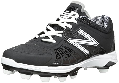 New Balance Men's L2000V2 TPU Low Baseball Shoe,Black,12 D US