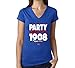 Chicago Cubs Fans. I Wanna Party Like It's 1908 Junior Cut Royal V-Neck (Sm-2X)