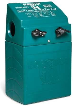 Dogipot1005-2 DOGVALET Includes Litter Bag Rolls and Liner Trash Bags, Polyethylene, Forest Green
