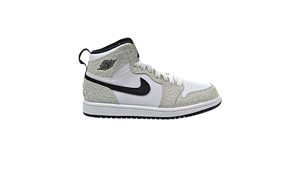Amazon.com: Air Jordan 1 Retro High Premium BP Little Kid 's Zapatos Color  Blanco/Black/pure platinum 826714 – 106, Blanco, 3 M US niño : Ropa,  Zapatos y Joyería