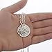 2PC Charm Animal Horse Necklaces Silver Coin Puzzle Pendant Women Men Party Chain Sweater Necklace Couple Lover BFF Jewelry