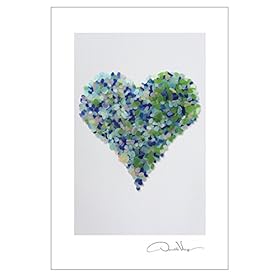 Sea Glass Hearts Postcard Variety Pack. Number 1 in the Series. 4x6, 2 of Each. Best for Birthday Cards, Thank You Notes… 41jmEm0hbfL
