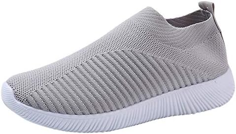 GIFC Fashion Women Outdoor Mesh Shoes Round Toe Casual Slip On Comfortable Soles Running Sports Shoes
