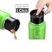 Swig Savvy Sports Water Bottle, Vacuum Insulated Stainless steel, Double Wall, 2 Leakproof Lid, Travel Thermos - 40oz (Light Green)