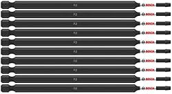 BOSCH ITSQ26B 10-Pack 6 In. Square #2 Impact Tough