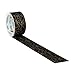 Duck Brand 241794 Printed Duct Tape Single Roll, 1.88 Inches x 10 Yards, Black Gold Geometric