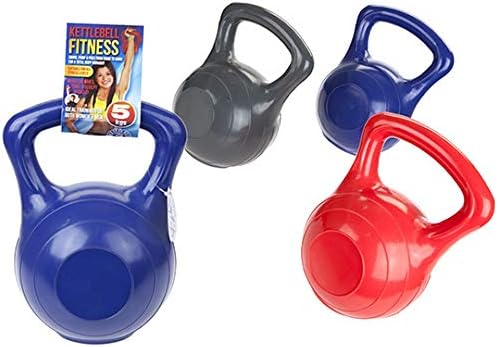 PMS 3AST 5KG KETTLEBELL EXERCISE BALL PVC W/PVC COATED WRAP