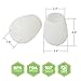 KindGa Silicone Wine Glasses Set of 6 Unbreakable Stemless Outdoor Rubber White Wine Cups,100% Silicone Dishwasher Safety - Foldable Shatterproof Party Cups for Travel Camping Pool Picnic/ 12 oz