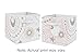 Sweet Jojo Designs Blush Pink, Gold and Grey Star and Moon Organizer Storage Bins for Celestial Collection - Set of 2
