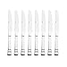 Pfaltzgraff Sapphire Bay 53-Piece Stainless Steel Flatware Set with Serving Utensil Set and Steak Knives, Service for 8