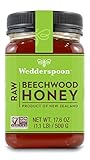 Wedderspoon Raw Beechwood Honey, 17.6 Ounce