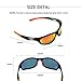 Polarized Sport Sunglasses for Cycling Baseball Fishing Driving Men and Women