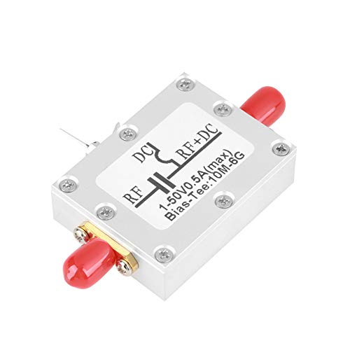 Coaxial Bias Tee 10MHz-6GHz High Frequency RF Bias for Optical Fiber and Microwave Communication Applications