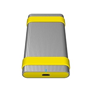 Sony SL-M2 externe SSD-harde schijf (2 TB, tot 1.000Mbps/s schrijven/lezen, stof- en waterdicht (IP67), USB 3.1 type C…