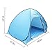 LOVE STORE Outdoor Automatic Pop up Instant Portable Beach Tent 2-3 Person Anti UV Beach Tent Beach Shelter (Blue)