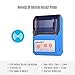 Aibecy GOOJPRT PT200 Portable Wireless BT 58mm Receipt Thermal Printer Mini Personal Bill Printer Compatible with ESC/POS Print Commands Set for iOS Android Windows for Restaurant Supermarket Retailthumb 1