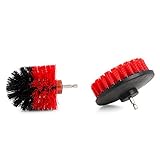 Bring It On Cleaner Drill Brush Set, Best Tile and Grout Cleaner, Remove Grout Stains, Attach to any Household Drill for Extra Power Scrubbing, Clean Showers and Tubs with Ease
