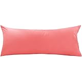 Coca Industries Cotton Large Pillow (20x54 inch-Orange)
