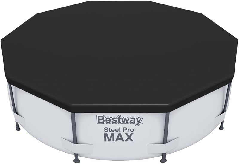 Bestway Flowclear 58036-19 Pool Cover 10 ft for Steel Pro Max Round Pools