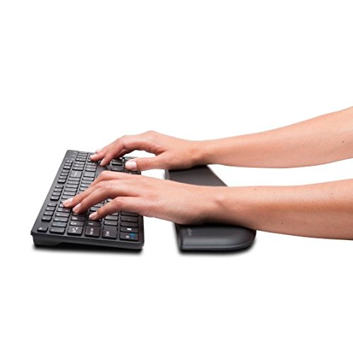 Kensington ErgoSoft Wrist Rest for Slim Keyboards, Black (K52800WW)