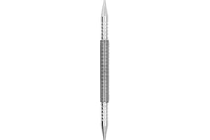 Spring Nail Punch, Metal Double Head Nail Head Setter Spring Center Punch Dual Head Nail Setter Double Ended Punch Tool