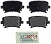 BOSCH BE1108 Blue Semi-Metallic Disc Brake Pad Set - Compatible With Select Audi A3, A4, A6, TT; Volkswagen CC, Eos, Golf, GTI, Jetta, Passat, Passat CC, R32, Rabbit, Tiguan + More; REAR