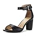 DREAM PAIRS Women's HHER Low Heel Pump Sandals