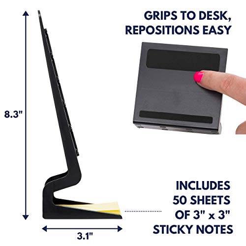 Note Tower Desktop Mini Sticky Note Holder Prevents Lost & Misplaced