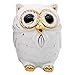 iefoah Owl Girls Piggy Bank Cute Owl Shape Gifts Ceramic Coin Banks White Can Owls Christmas Birthday Gift for Adults Kids Children Baby Home Bedroom Nursery Decorative Oranment